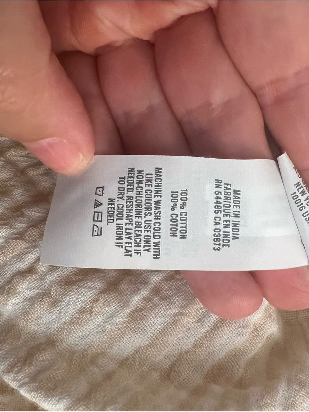 aerie Light Cream 100% Cotton Two-Piece Set - Picture 7 of 15